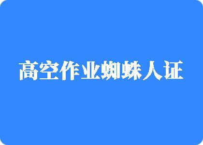 免费大骚屄视频高空作业蜘蛛人证